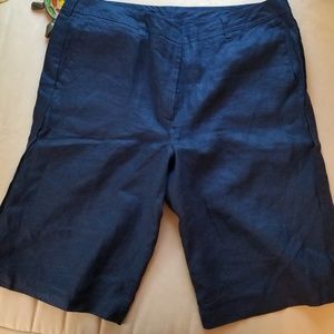 DKNY linen burmuda shorts